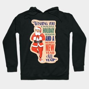 Yoga Santa Xmas Hoodie